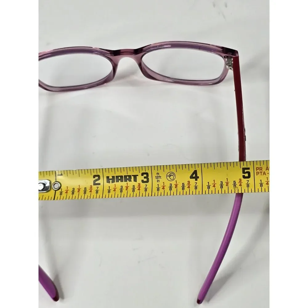 RAY-BAN Eyeglasses‎ TRANSLUCENT PINK SQUARE Glasses Frame MOD: RB1586 3777 49 16